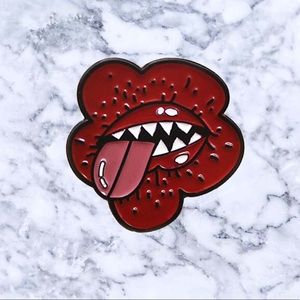 Piranha Enamel Pin